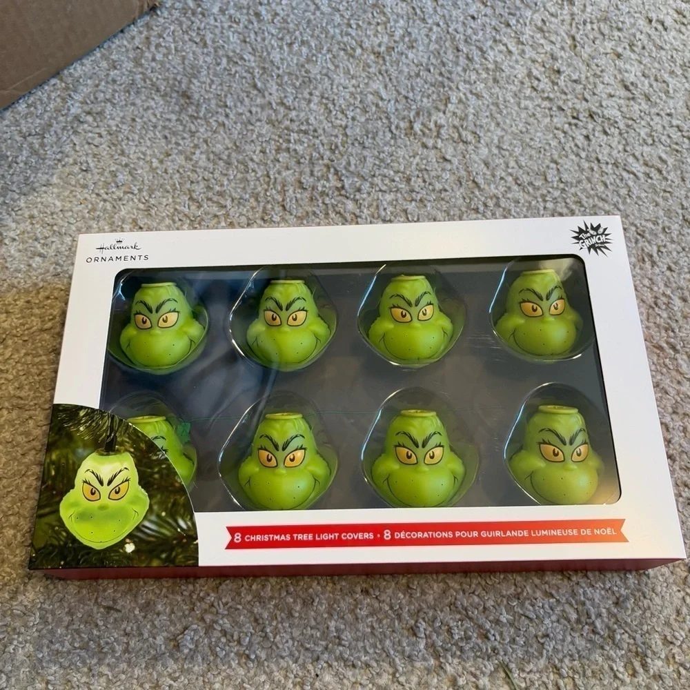 Hallmark Grinch Christmas Tree Light Covers NEW Green Dr. Seuss
